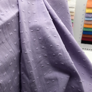 100% कपास धारीदार पोल्का डॉट jacquard कपड़े के लिए महिलाओं की शर्ट कपड़े और बच्चों के पहनने - Product Image 2