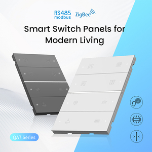 Công tắc đèn thông minh Zigbee tiêu chuẩn Mỹ cao cấp, điều khiển bằng ứng dụng và giọng nói, mặt nhựa bền màu trắng xám, dùng cho nhà ở và khách sạn - Product Image 4