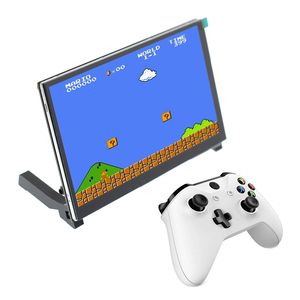 شاشة عرض LCD تعمل باللمس مقاس 7 بوصات لـ Raspberry <span class=keywords><strong>Pi</strong></span> بدقة 1024×600 H-D IPS، شاشة محمولة صغيرة للكمبيوتر الشخصي متوافقة مع 3B+/4B/5B/Zero مع حامل وبرنامج تشغيل GT911 - Product Image 5