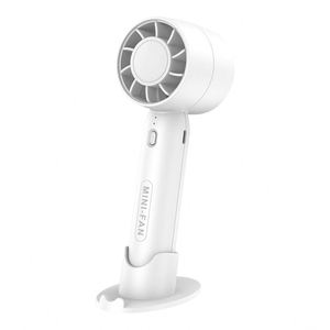 Ventilateur portable numérique à pression manuelle QM, personnalisé avec logo, haute vitesse, silencieux, à batterie, pour l'été, idéal pour les extensions de cils - Product Image 3