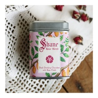 Petite mini boîte carrée en métal imprimée personnalisée de qualité alimentaire pour bonbons, chocolat, café, thé en métal