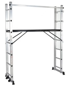 EN131 Aluminium Foldable Scaffolding <strong>Ladder</strong> ,<strong>working</strong> <strong>Platform</strong> <strong>Ladder</strong> ,<strong>ladder</strong> Tower - Product Image 1