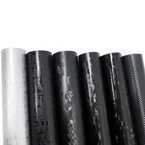 Film de protection de peinture automobile en vinyle mat <span class=keywords><strong>noir</strong></span> 3D <span class=keywords><strong>pour</strong></span> carrosserie complète, film vinyle de changement de <span class=keywords><strong>couleur</strong></span>, film PVC <span class=keywords><strong>pour</strong></span> intérieur/retroviseur de <span class=keywords><strong>voiture</strong></span> - Product Image 2