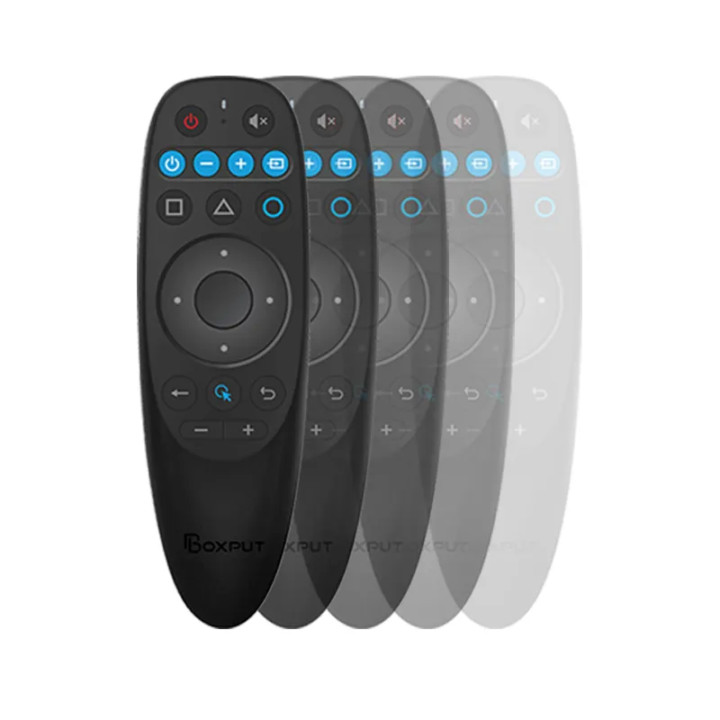 BOXPUT nuovo telecomando Wireless BT TV BPR2S BLE 5.0 giroscopio 6 assi IR Learning Code Voice fly air mouse per Android TV Box