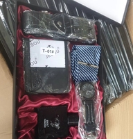 Coffret Cadeau d'Affaires Tendance 2026 pour Hommes Incluant Montre, Portefeuille, Porte-clés et Coffret Parfum – Cadeau Signature Fête des Pères Anniversaire