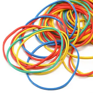 Wholesale Elastic Rubber Band Custom Colorful Rubber Bands For School Office Stationery Money Supplie