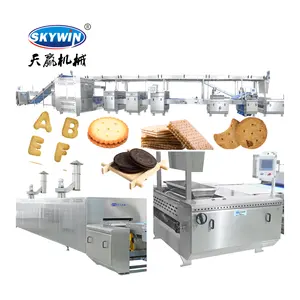 Fully Automatic Biscuit Making Machine Soda Cracker Hard and Soft Biscuit Machine Production Line