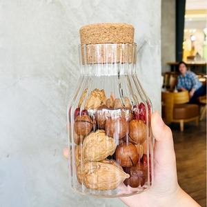 Hộ Gia Đình Thủy Tinh Borosilicate Lưu Trữ Jar Keo Nắp Trà Cà Phê Đậu Lưu Trữ Chai Kín Nút Chai Cho Các Bên Gia Vị <span class=keywords><strong>Container</strong></span> - Product Image 2