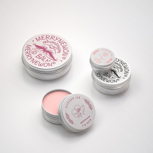 Envase de Aluminio Personalizado para Bálsamo Labial, Lata Redonda con Tapa de Rosca, Materiales Reciclados para Cremas Cosméticas y Lápiz Labial - Product Image 1