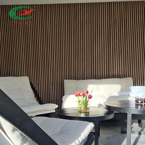 Panel de madera para decoración de pared y <span class=keywords><strong>techo</strong></span>, insonorizado, fabricación cnc, aislamiento, paneles insonorizados para salón - Product Image 4