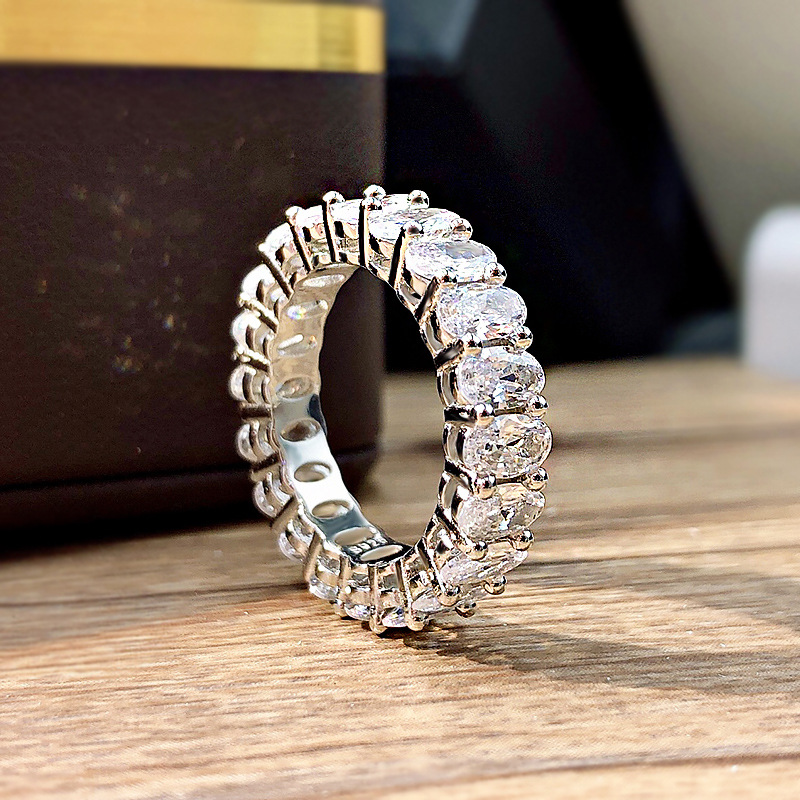 Style 1  3*5mm Ovale Blanc