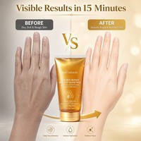 Bathrani Golden Honey Peel Handwachs Goldblatt Aufhellende Gel-Maske Exfolierend Feuchtigkeitsspendend Tube Kundenspezifisches OEM Private Label