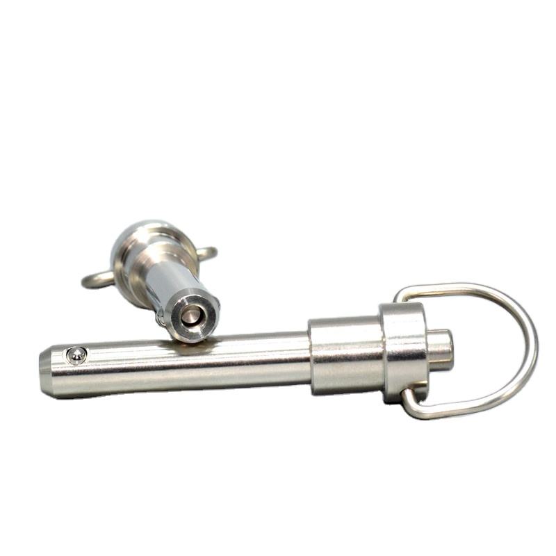 Perno Sgancio Rapido Acciaio Inox 6mm - Con Cordino E Pulsante Per Barche E Meccanica - Foto 4