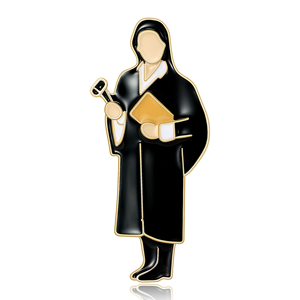 Broche de caractère professionnelle en alliage, nouvelle, élégante et simple, avec motif de goutte d'huile, pour femme, bijou pour le quotidien et les trajets professionnels - Product Image 2