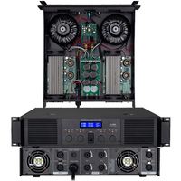 Amplificateur de puissance professionnel 4 canaux 800W classe D, montage en rack, stéréo, pour sonorisation de scène, DJ, club, système de sonorisation live