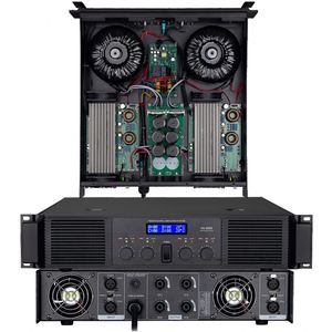 Amplificador de Potencia Profesional de 4 Canales y 800W Clase D, Montable en Rack, Estéreo, para PA, Escenarios, DJ, Clubes y Sistemas de Sonido en Vivo - Product Image 5