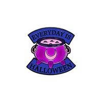 Épinglette en émail personnalisée pour Halloween, badge métallique personnalisé pour événements festifs, cadeau promotionnel, souvenir de costume et article publicitaire