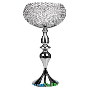 Candelabro con cuentas de cristal acrílico, soporte votivo para decoración de boda, centro de mesa, decoración del hogar - Product Image 2