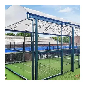 JS Nhà cung cấp nhà máy chất lượng cao sân tennis Dome thương mại đa-thể thao padel tòa panoram mái chèo Tòa Án với mái nhà