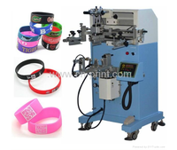 Mesin Sablon Semi Otomatis untuk Cangkir Plastik PVC Oval, Botol Plastik PET Datar, dan Gelang Silikon