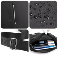 Sac de messager tactique de voyage décontracté, sac à bandoulière unique de grande capacité personnalisé, sac de messager imperméable et durable pour hommes