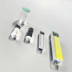 เลนส์แท่งแก้วใยแก้วนำแสงทรงสี่เหลี่ยมทรงกลม K9สำหรับระบบการถ่ายภาพ - Product Image 1