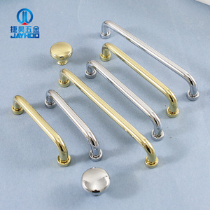 Poignées de meuble Jayhoo en laiton, forme barre, modernes, pour armoire et tiroir, finition argent et or, installation modulaire - Product Image 1