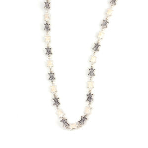 Pulsera de Plata con Cadena de Filigrana y Esmalte de Nácar Blanco, Joyería Turca Romántica Hecha a Mano para Hombre, NUSRET - Product Image 2