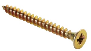 Grande Sconto Viti Gialle per Legno e Truciolato, Testa Piatta Phillips, Viti per Agglomerato, PARAFUSO SCREWS - Product Image 3