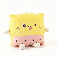 Op maat gemaakte squishy knuffel, grappige pluche snoepjes, verzamelbaar kinder cartoon voedsel knuffel ornament