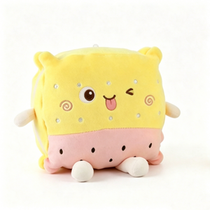 Customized Squishy plush <b>toy</b> Novelty dairy snack plush, collectible Kids cartoon food <b>stuffed</b> ornament - Product Image 2