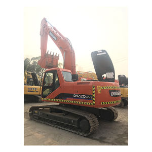 Doosan Dh220-7รถขุดมือสองสีเดิม22ตันอุปกรณ์ก่อสร้าง95% ใหม่ - Product Image 6