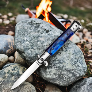 Coltello Tascabile Tattico da Campeggio Outdoor Vast State in Acciaio 5CR13 con Manico in Resina Supporto OEM Personalizzato - Product Image 6