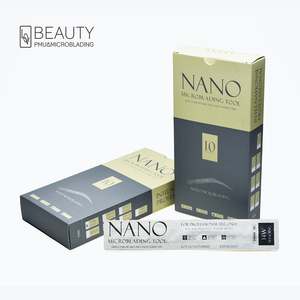 LovBeauty Nano 0.15 stylo de Microblading de <span class=keywords><strong>tatouage</strong></span> jetable avec Micro-lame auto-adhésive nettoyeur brosse stérile - Product Image 6