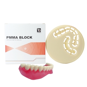 Blocs PMMA transparents à bon prix, consommable <span class=keywords><strong>dentaire</strong></span> pour <span class=keywords><strong>couronne</strong></span> temporaire, bloc PMMA Cad Cam pour guide chirurgical d'implant, protecteur <span class=keywords><strong>dentaire</strong></span> - Product Image 6