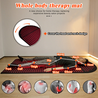 Tapis de lumière rouge avec perles LED recouvertes de TPU, 643 pièces, 660 nm, 850 nm, appareil portable pour la récupération musculaire
