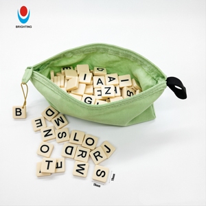 Tuiles en mélamine personnalisées 120 pièces pour jeu de société éducatif Spelling Bee – Lettres et mots anglais – Accessoires pour jeux de société en famille - Product Image 1
