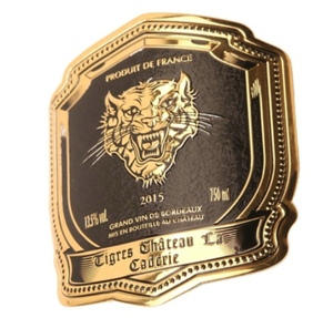 <span class=keywords><strong>Étiquette</strong></span> <span class=keywords><strong>personnalisée</strong></span> de haute qualité, en métal et aluminium, imperméable, pour <span class=keywords><strong>Champagne</strong></span>, Vodka, vin, 10 pièces - Product Image 5