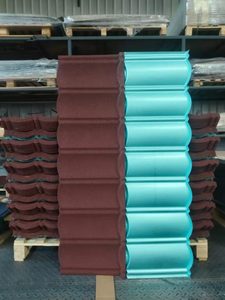 Tuiles en pierre colorées de haute qualité, produits de revêtement en pierre pour toitures, fournis directement aux grossistes mondiaux de matériaux de construction - Product Image 3