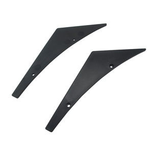 Déflecteurs de vitres de voiture en plastique noir, pare-pluie, déflecteurs d'air avant pour pare-chocs automobile 2015 PQY-BS21 - Product Image 3