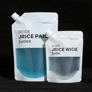 Özel Logo gıda sınıfı şeffaf tek kullanımlık standı sıvı içecek torbaları plastik suyu ambalaj maden suyu enerji içecekleri - Product Image 2