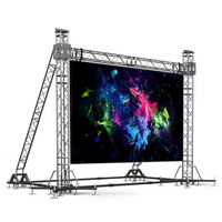 Vollfarbiges, stapelbares Traversen-LED-Display für den Außenbereich, wasserdicht, für Events und Konzerte, P3.91 P4.81, zur Miete