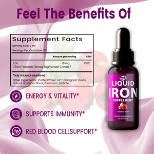 Suplemento Líquido de Hierro Haccp OEM ODM, Gotas para Fortalecer la Sangre para Mujeres y Hombres – Absorción Rápida, Apoya la Energía y la Inmunidad - Product Image 2