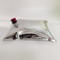 Sac à bavette transparent en aluminium dans une boîte à vin 3L 5L 10L 20L avec robinet pochette liquide durable gallon sac à boisson pour boissons jus huile