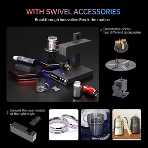 Pequeño láser de fibra lanzador portátil de madera Mini nuevo <span class=keywords><strong>Atomstack</strong></span> M4 Mini máquina de grabado de mano de escritorio láser de fibra Mopa - Product Image 4