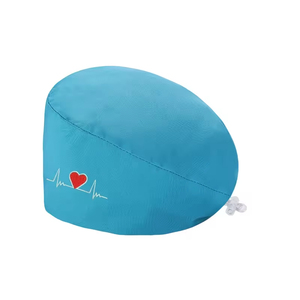 Bonnets chirurgicaux personnalisés doublés de satin avec boutons, imprimés de dessins animés, pour infirmières et médecins, vente en gros - Product Image 6