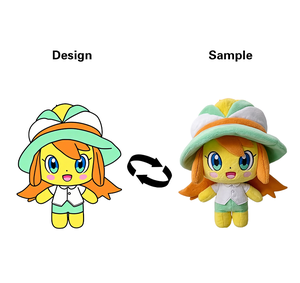 Fabricantes de Peluches Personalizados, Muñeca de Peluche Personalizada de Alta Calidad con Detalles, Linda Chica con Sombrero - Product Image 1