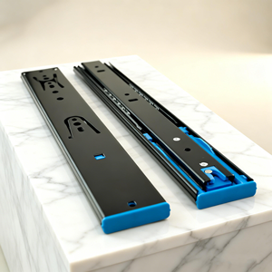 Correderas de cajón de extensión total con rodamientos de bolas de la serie N, de 3 secciones, con sistema de apertura por presión - Product Image 2