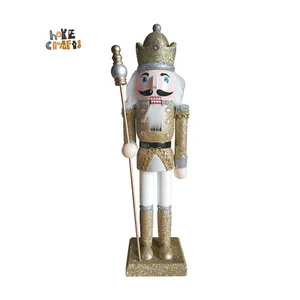 HOYE Thủ Công Mỹ Nghệ Giáng Sinh Ngày Lễ Thủ Công Handmade Búp Bê Trang Trí Nutcracker Bằng Gỗ