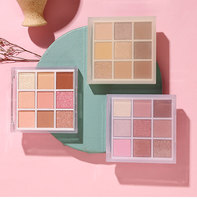 Palette de fard à paupières de maquillage personnalisée à haute teneur en pigments scintillants et scintillants marque privée Palette de fard à paupières végétalienne longue durée